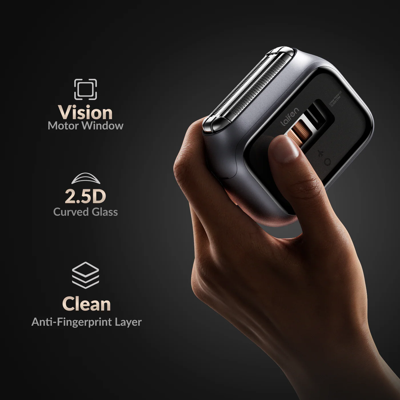 Laifen P3 Pro 3-Blade Electric Shaver with Linear Motor - Image 11
