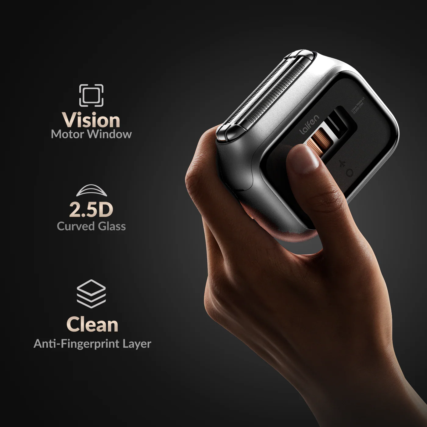 Laifen P3 Pro 3-Blade Electric Shaver with Linear Motor - Image 3