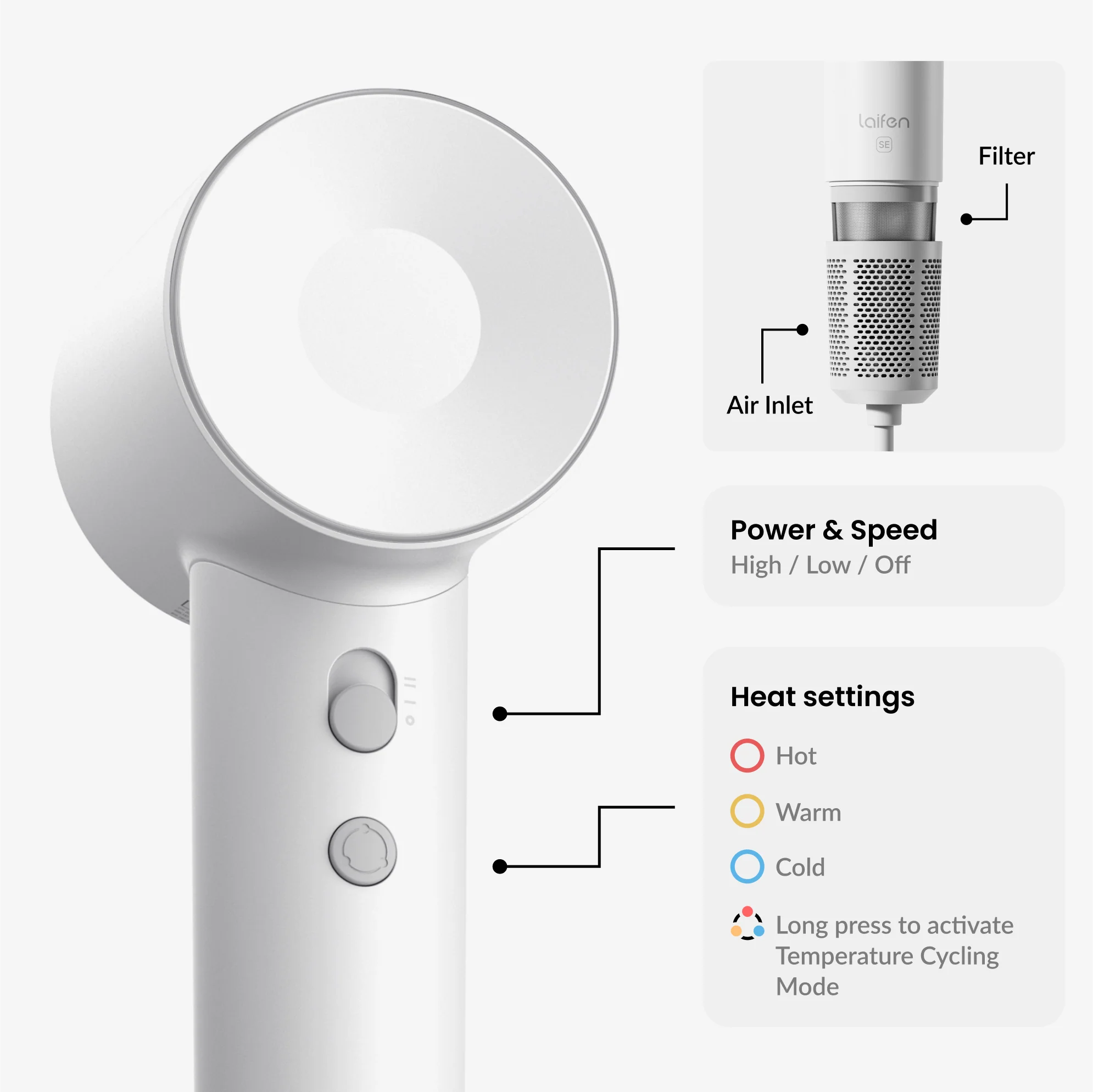 Laifen SE · High-speed hair dryer - Image 11
