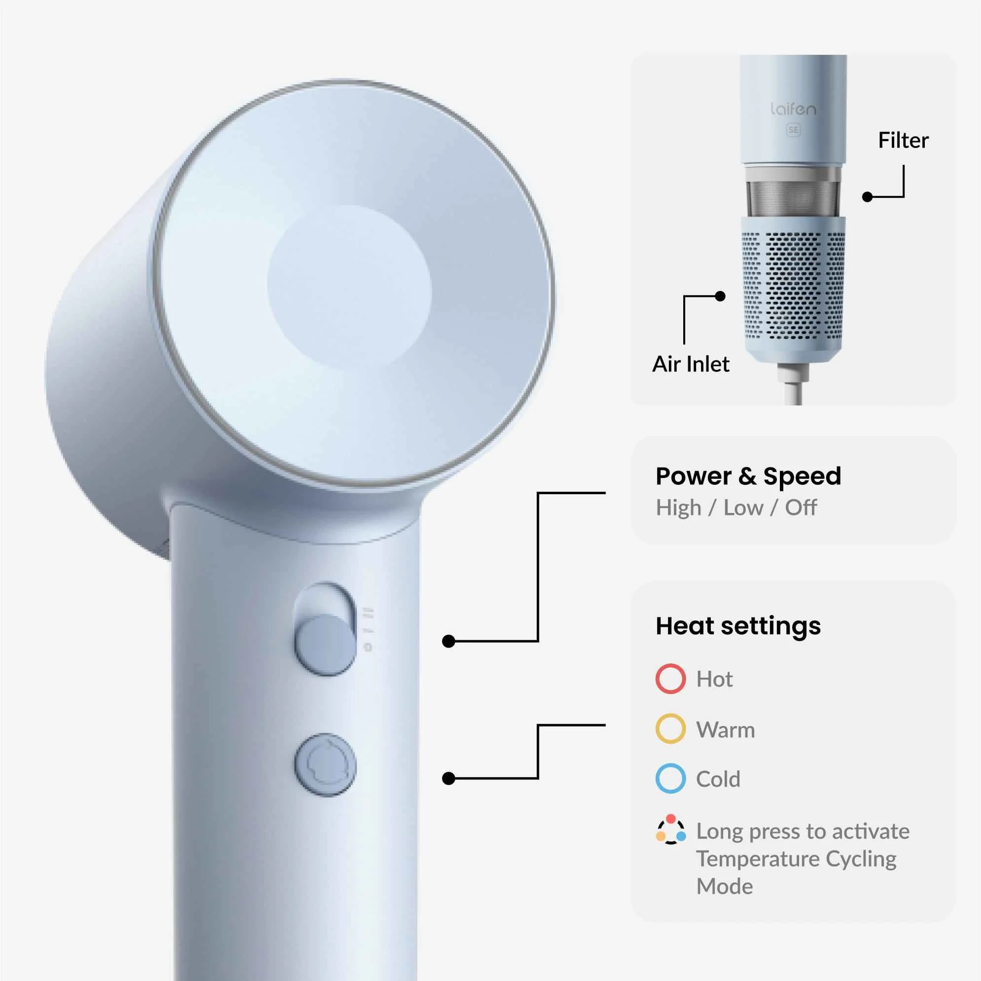 Laifen SE · High-speed hair dryer - Image 15